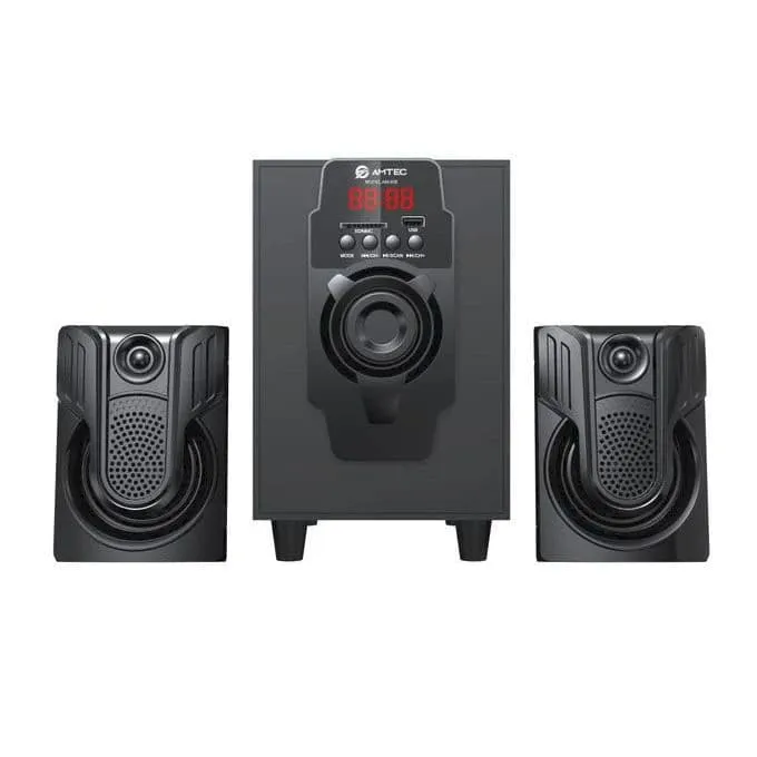 Amtec AM-808 SubWoofer System-BT/USB/FM-4,000 W AC/DC