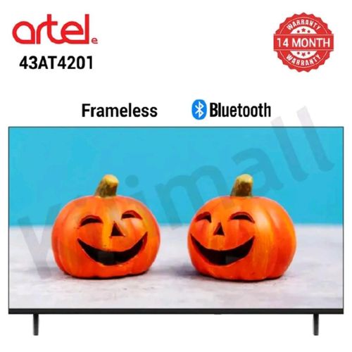 Artel 43 inch Frameless Bluetooth Smart TV Netflix Youtube Android