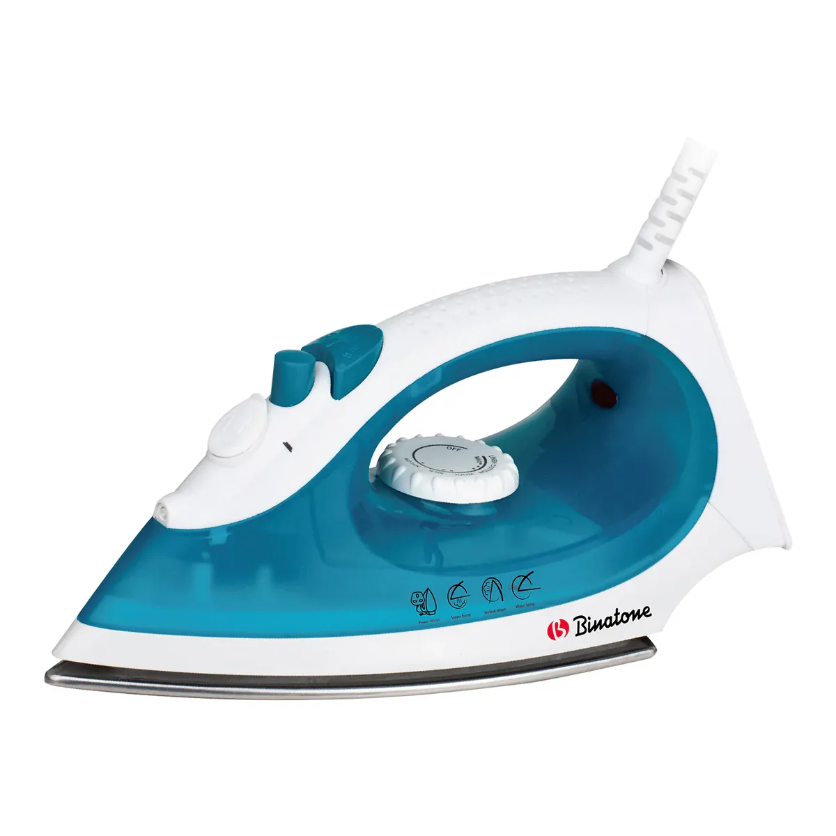 BINATONE SI-1605 STEAM IRON 90ML 1600W WHITE BLUE