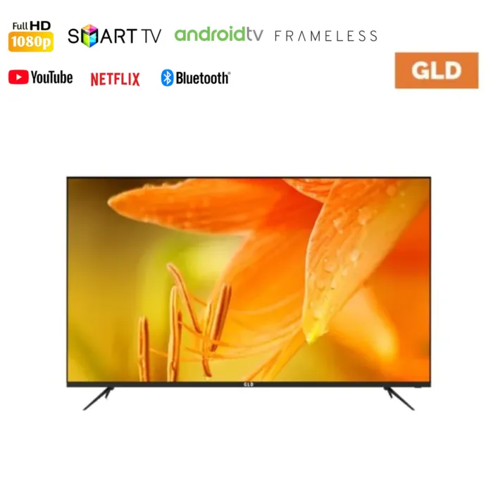 GLD 43” Smart Android Frameless LED TV With Bluetooth