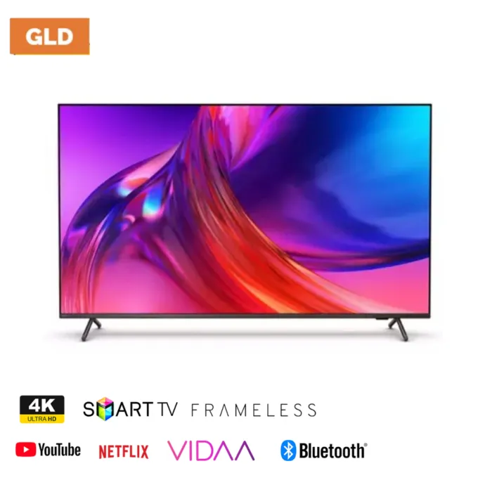 GLD 65″ Smart Vidaa OS Frameless Ultra HD LED Tv