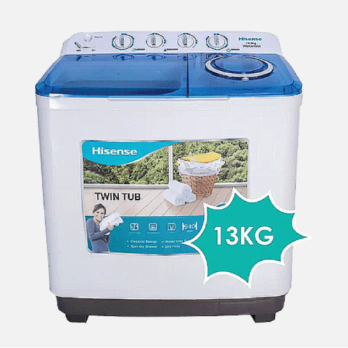 Hisense 13.5kg WSRB143W Twin Tub Washing Machine