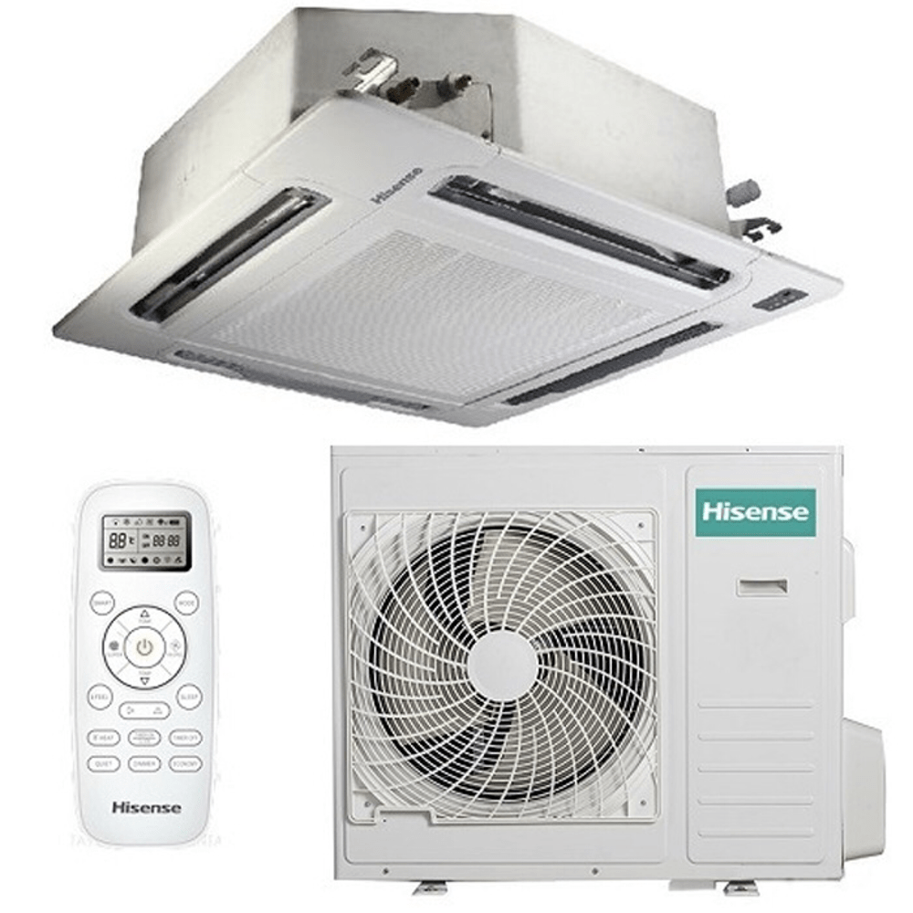 Hisense 24000 BTU Ceiling Cassette Air Conditioner AUC-24HR4SJA/AUW-24H4SF