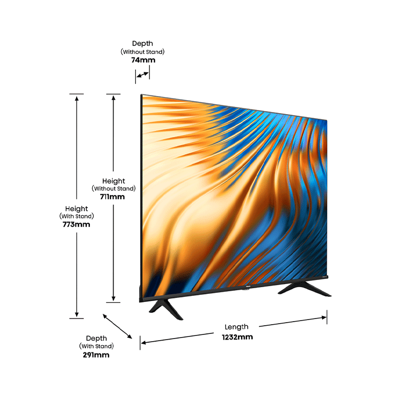 Hisense 55 inch smart 4k UHD Frameless 55A6NKEN