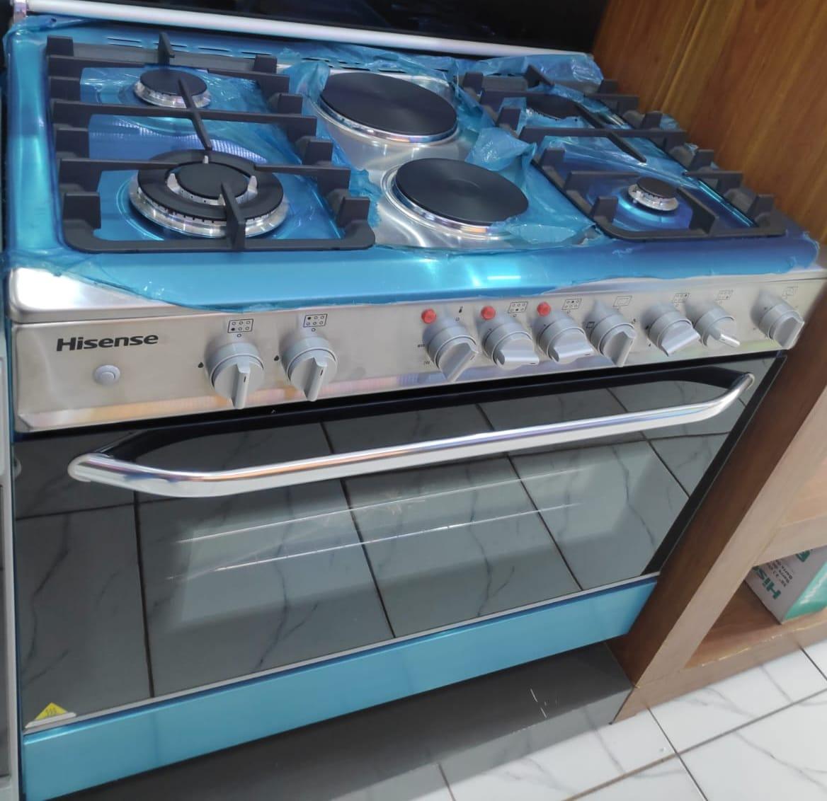 Hisense 60*90cm 4Gas 2Electric plate Cooker HF942GEES