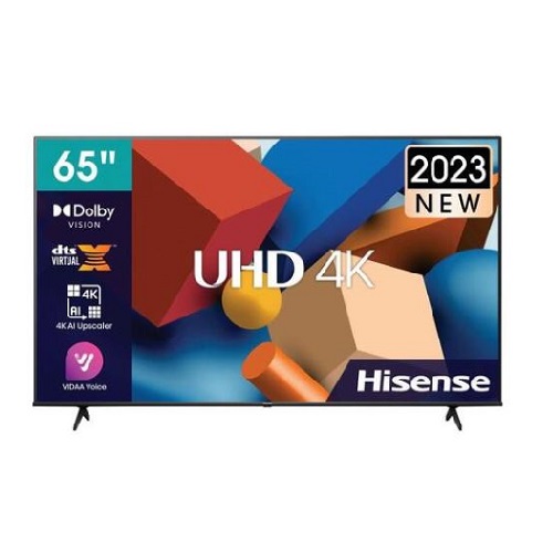 Hisense 65″ 65A6 Vidaa Smart 4k Uhd Tv – New Model 2024