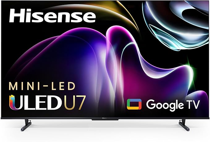 Hisense 75-Inch Class U7 Series Mini-LED ULED 4K UHD Google Smart TV (75U7K)