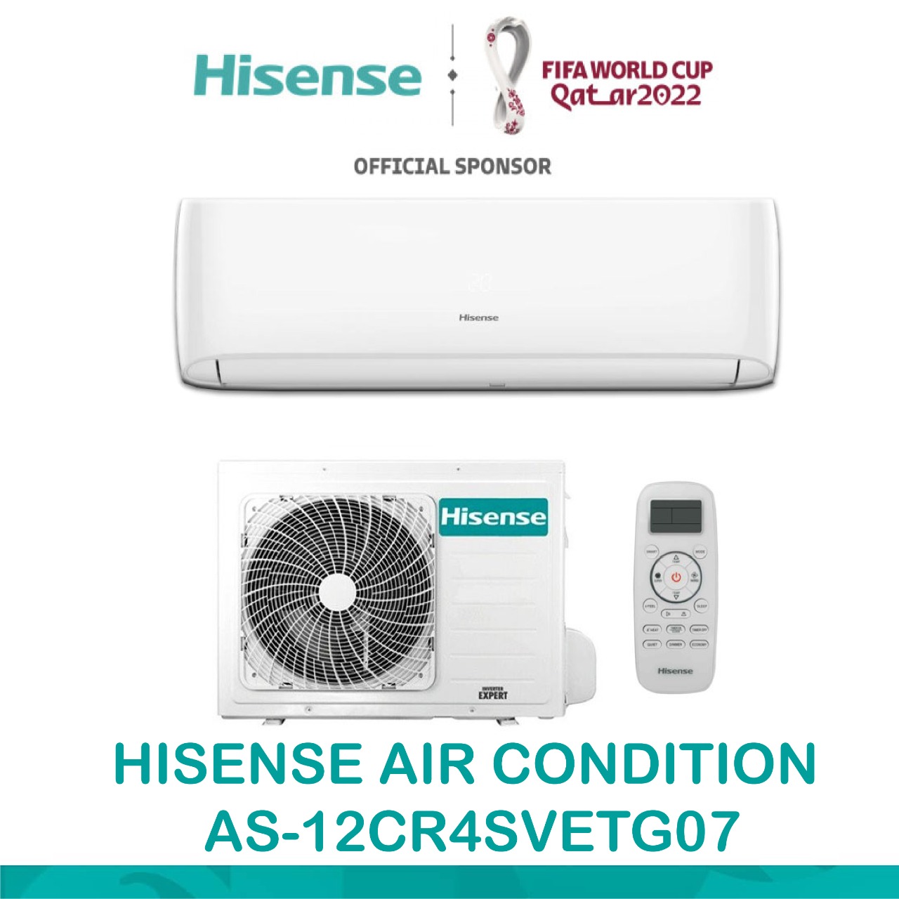 HISENSE AIR CONDITION 12BTU AS-12CR4SVETG07ONE