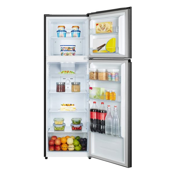 Hisense REF320DR 320 Litres No Frost Double Door Top Mount Fridge (Black)