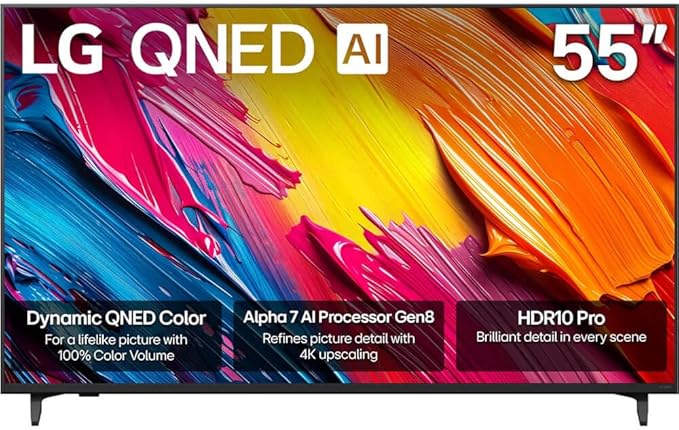 LG 55″ 55QNED70A Smart 4k AI ThinkQ WebOs Tv