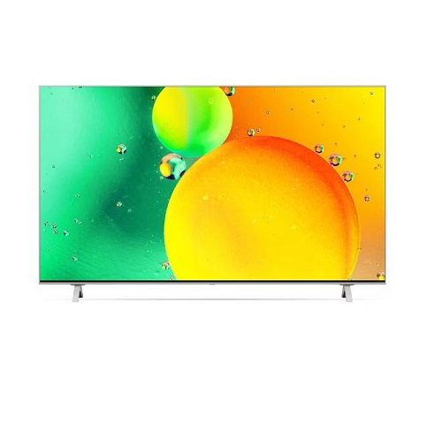 LG 55 Inch NanoCell TV NANO77 Series Cinema Screen Design 4K Active HDR webOS22 with ThinQ AI