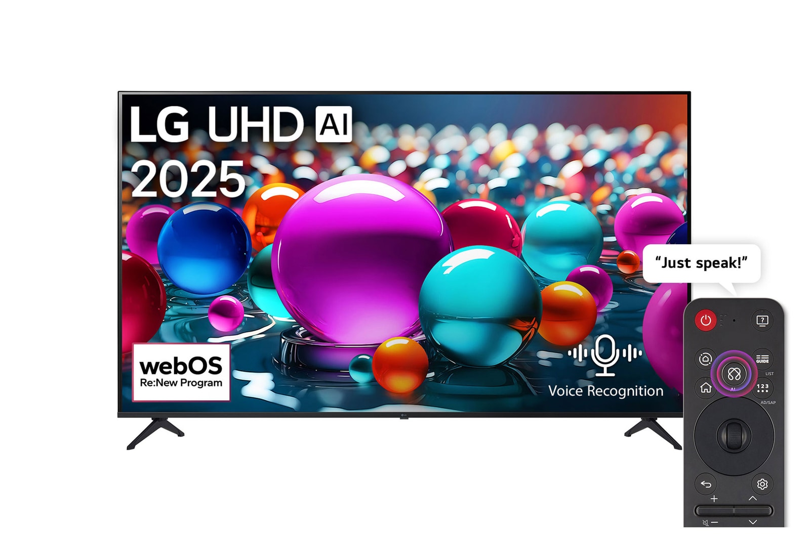 LG 55 inch UHD AI 4K Smart TV 55UA85006LA