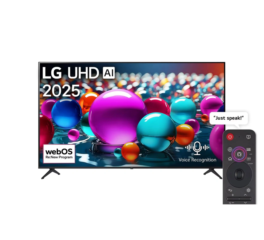 LG 65" 65UA85006LA LED UHD TV - Magic remote, 4K, Smart, HDR10, a7 AI Processor Gen8, webOS25