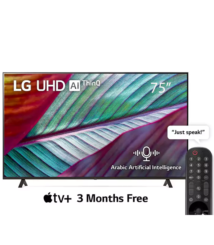 LG 75″ UR78006 UHD 4K WebOS Smart AI ThinQ TV with Magic Remote – 75UR78006