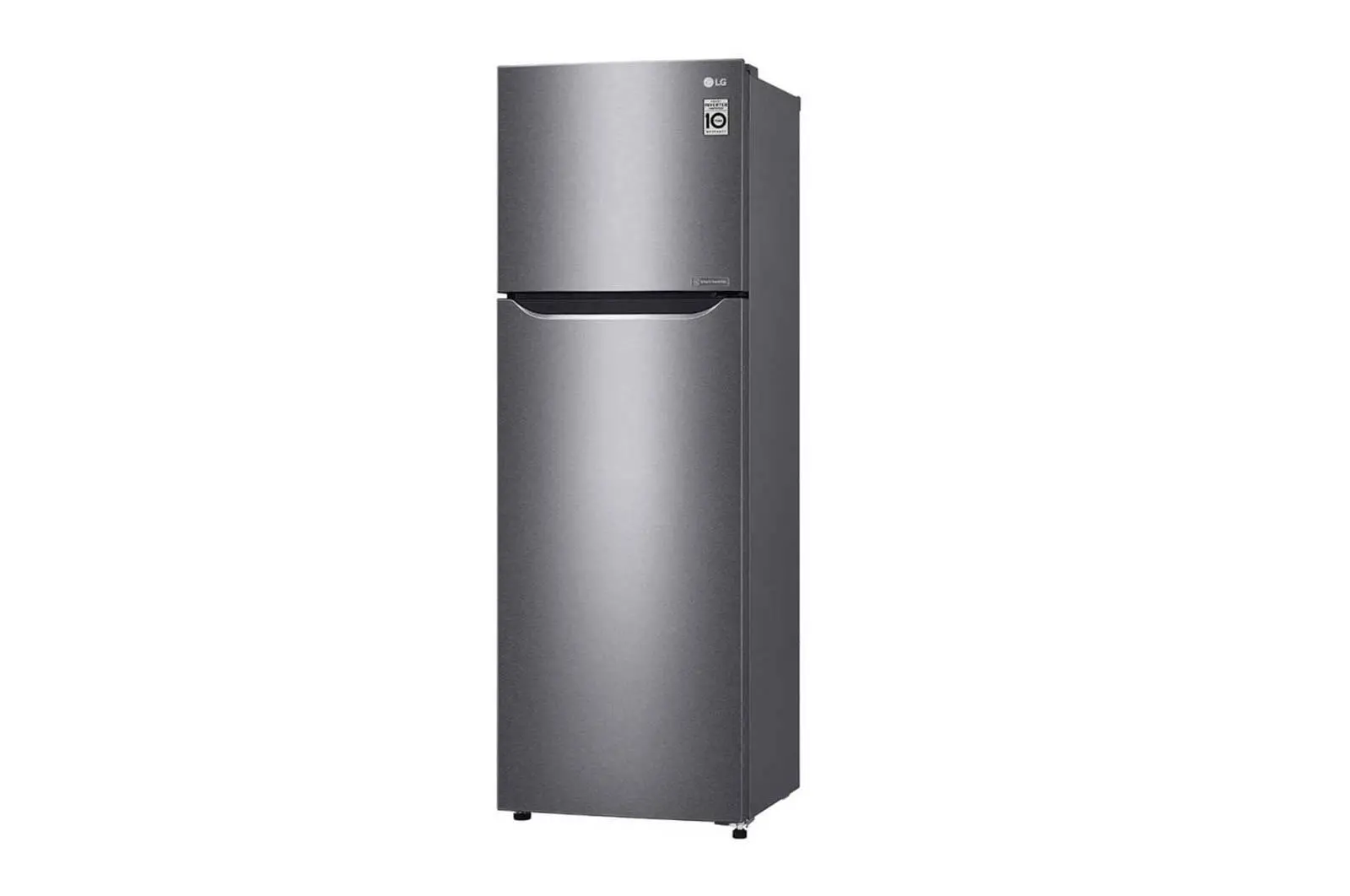 LG GL-C252SLBB Refrigerator, Top Mount Freezer, 234 L – Silver