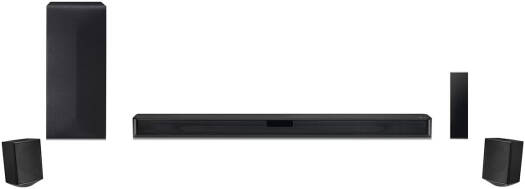 LG SNC4R, 420W Sound Bar w/Bluetooth Streaming and Surround Sound Speakers, Black | SNC4R