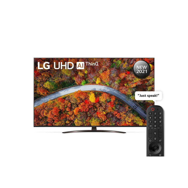LG UHD 4K TV 43 Inch UP81 Series, Cinema Screen Design 4K WebOS Smart AI ThinQ