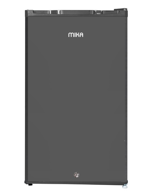 MIKA Fridge, 92L, Single Door, Defrost (Direct Cool), Dark Silver MRDCS92DS