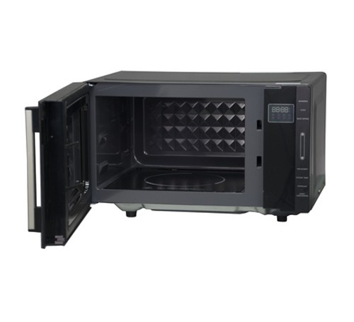 MIKA Microwave Oven, 23L, Digital, Solo, Black