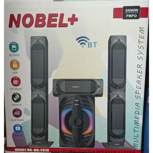 Nobel NB-2070 3.1CH WIRESS BLUETOOTH CONNECTIVITY WITH TALLBOY SPEAKERS