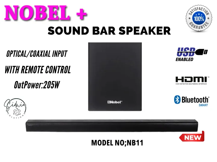 Nobel Plus NB11 Soundbar System