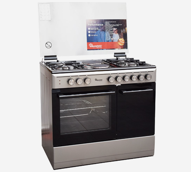 RAMTONS SILVER COOKER 4G+2E 60X90 SILVER COOKER-(RF/496)