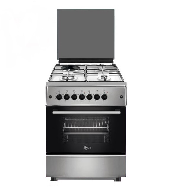 Roch RECK-631-SS 3 Gas + 1 Electric Cooker,silver 60cm’60cm