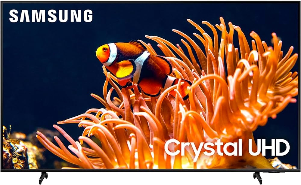 Samsung 55″ DU8000 Crystal 4K UHD Smart TV – 55DU8000 (New Model – 2024)