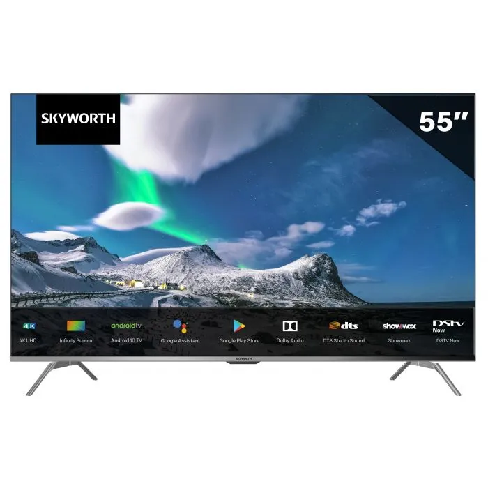 Skyworth 55” 55G3A Frameless 4K Ultra HD Smart Android TV