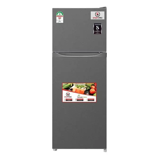 Smart Pro Double Door Refrigerator, 138L Silver SFR 175-DT-I