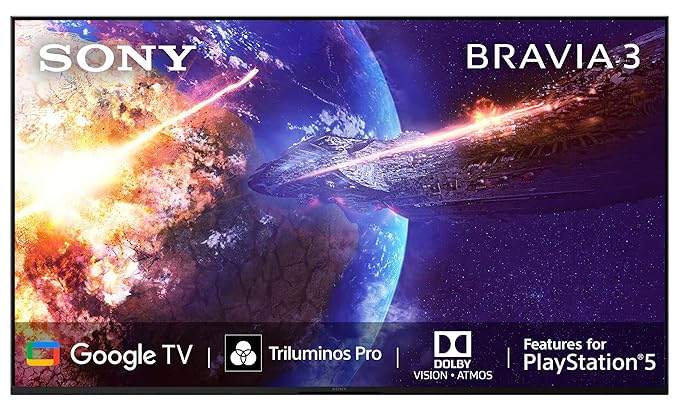 Sony BRAVIA 3 Series 4K Ultra HD AI Smart LED Google TV K-75S30B