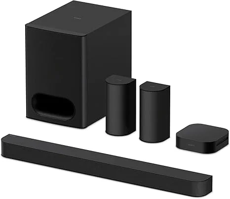 Sony HT-S60 5.1ch Home Theater System Sound bar with subwoofer and Rear Speakers
