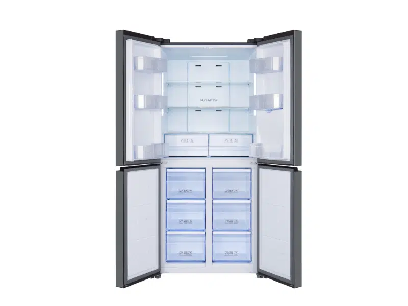 TCL 470 Liters P560CDN Frost Free 4 Door Fridge,Silver