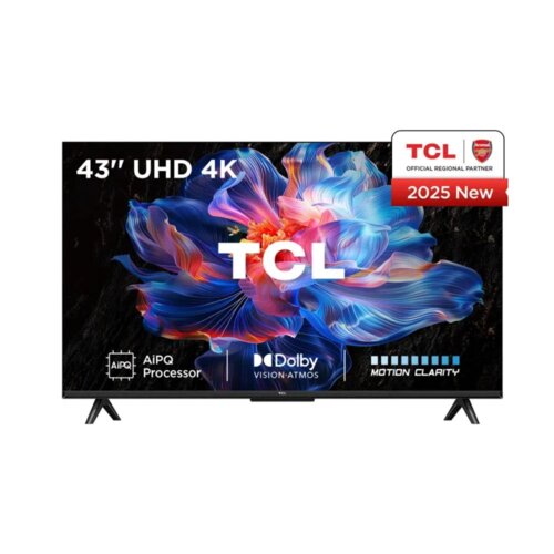TCL 65 Inch 4K Google Smart TV 65V6D 2026 Model – Google Assistant, Dolby Atmos, HDR
