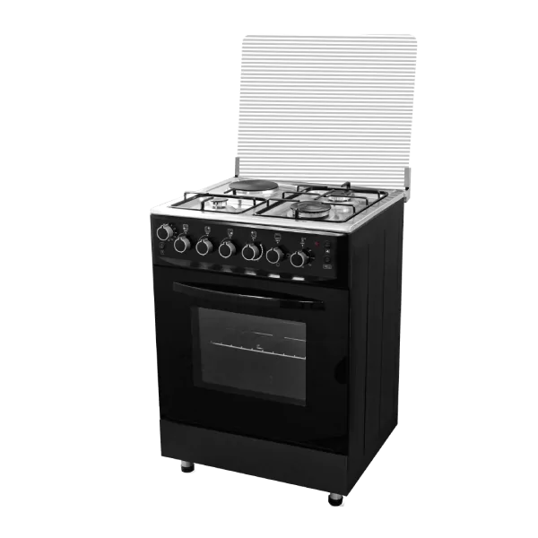 Vision 3 Gas + 1 Electric Plate 55X60 Standing Cooker with Electric Oven