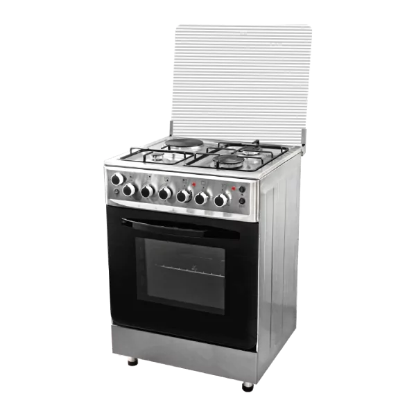 Vision 3 Gas + 1 Electric Plate 60 X 60 Standing Cooker with Electric Oven