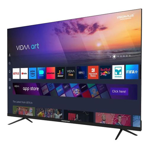 Vision Plus VP8850QV 50" QLED 4K TV with Vidaa OS + Free Wall Mount - Black (2YRs WRTY)