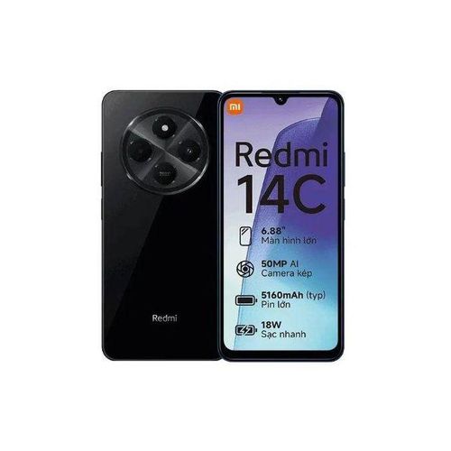 XIAOMI Redmi 14C, 6.88" 256GB Storage+8GB RAM Upto 16GB RAM 50MP Camera (Dual Sim) 5160mAh-Midnight Black